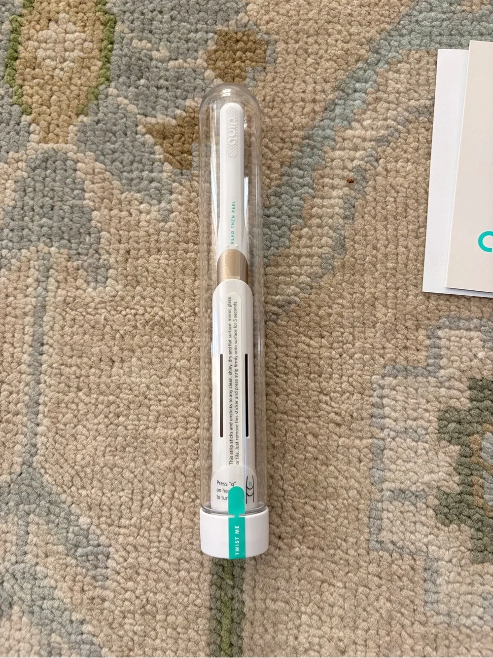 NWT Quip Sonic Electric Metal Toothbrush